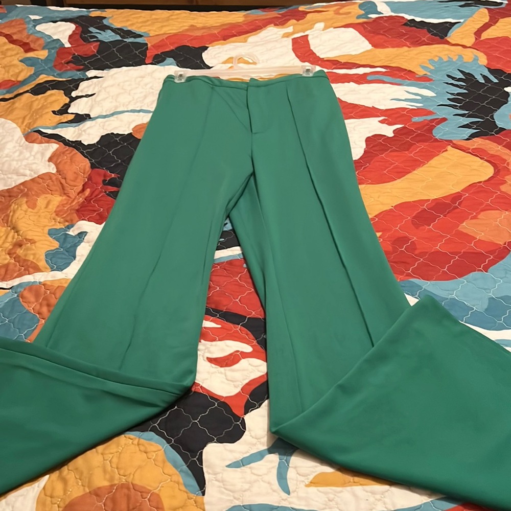 Hunter Green Bell Bottoms
